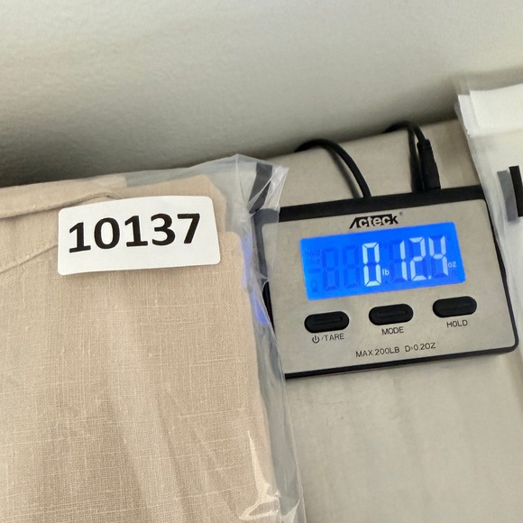 IT IS WELL LA Linen Duster Cardigan Women Small Tan Open Casual Jacket Lagenlook - Picture 15 of 15